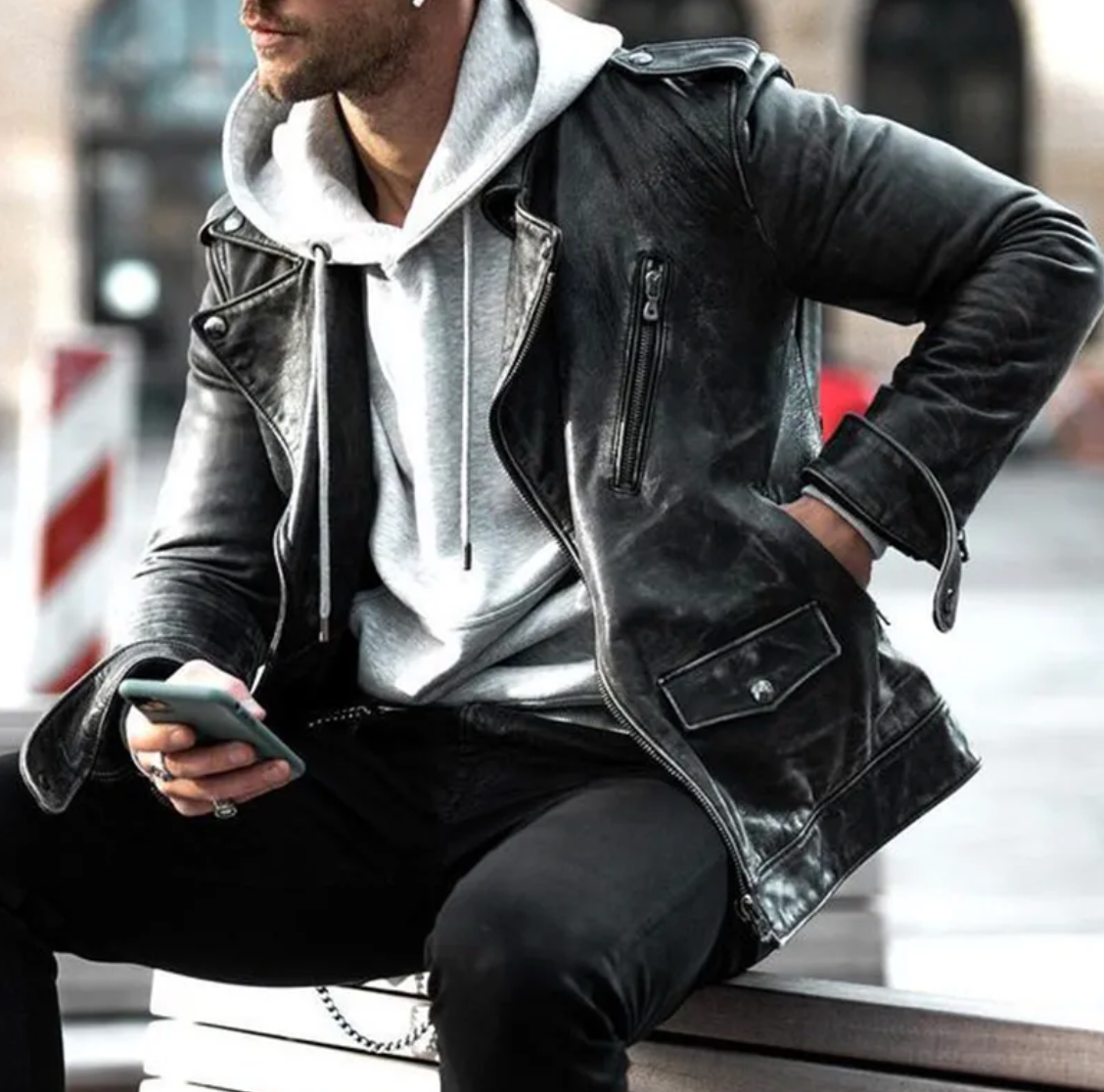 Thomas Hillas | Elegante Premium Lederjacke für Herren