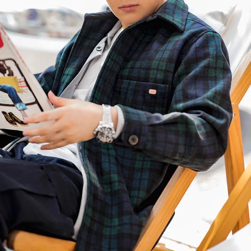 Thomas Hillas | Karierter Overshirt-Style