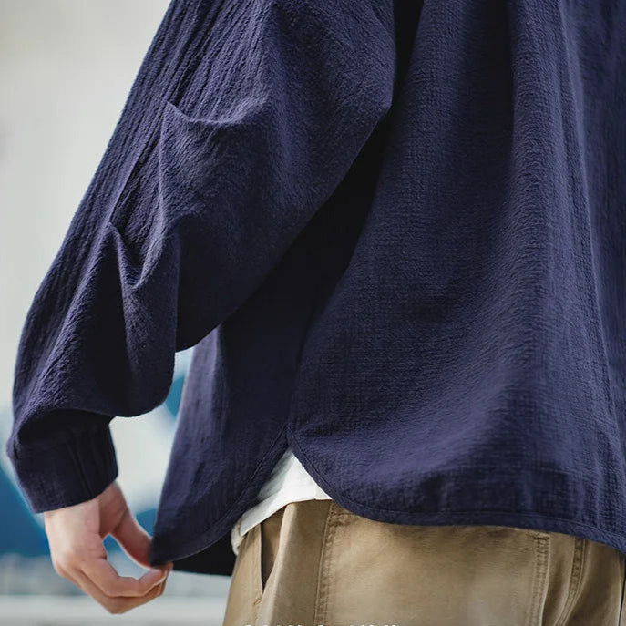 Thomas Hillas | Langarmshirt mit Brusttasche – Minimalistischer Stil, maximaler Komfort