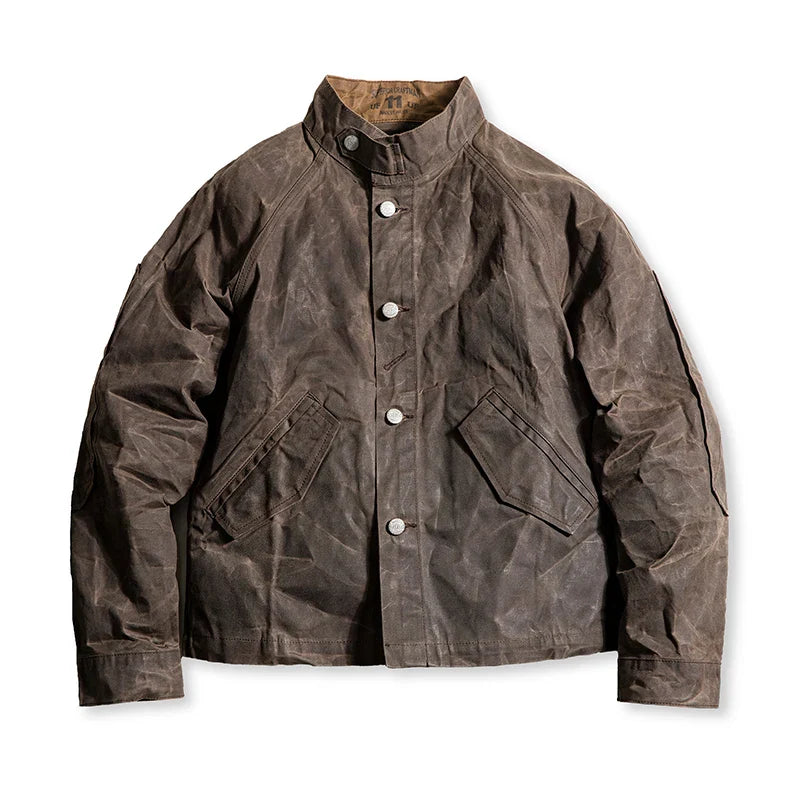 Thomas Hillas | Wachsbaumwoll-Jacke im Utility-Stil