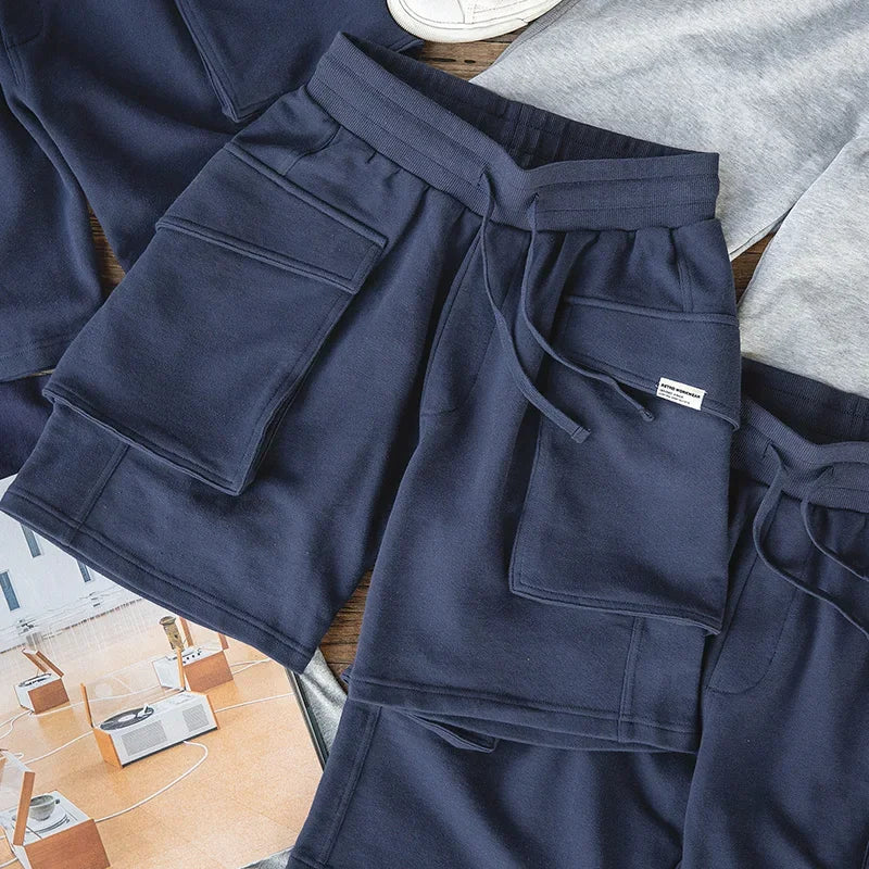 Thomas Hillas | Herren Loose Fit Baumwoll-Shorts mit großen Taschen – Arbeit & Taktik