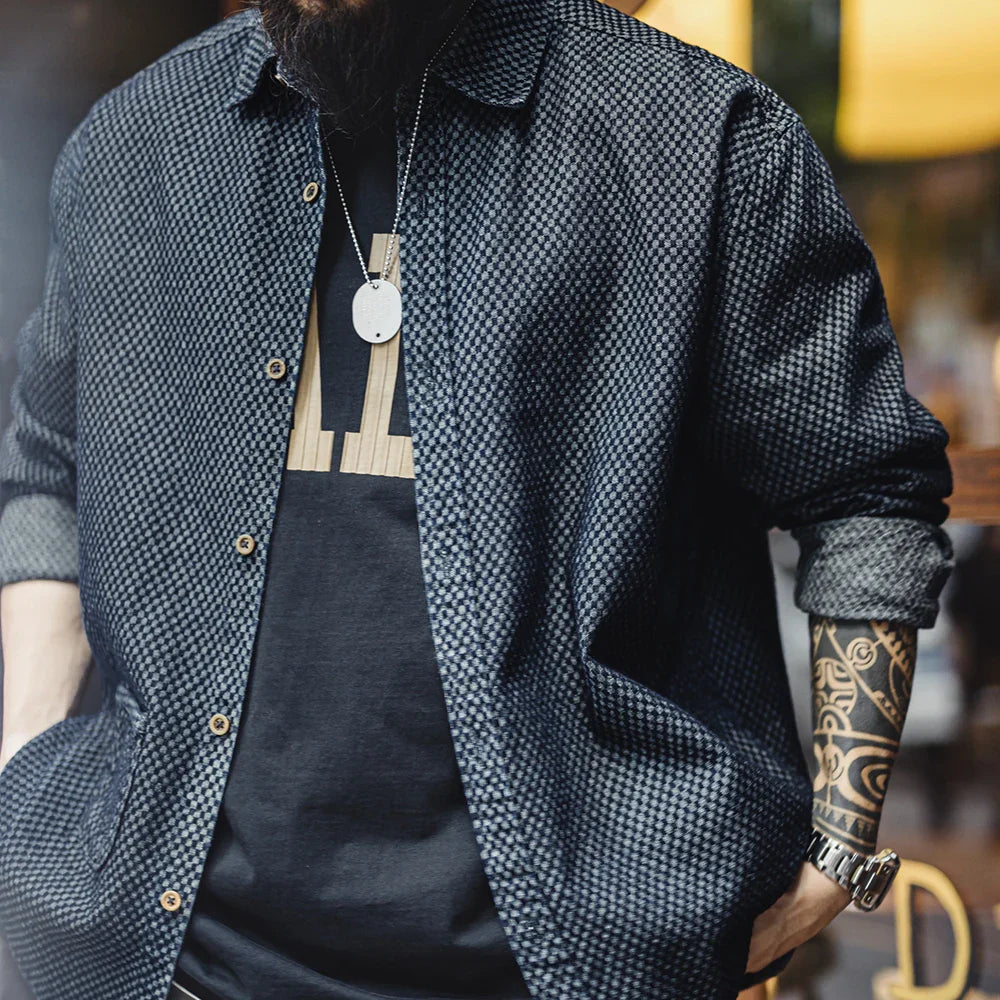 Thomas Hillas | Strukturierte Overshirt-Jacke