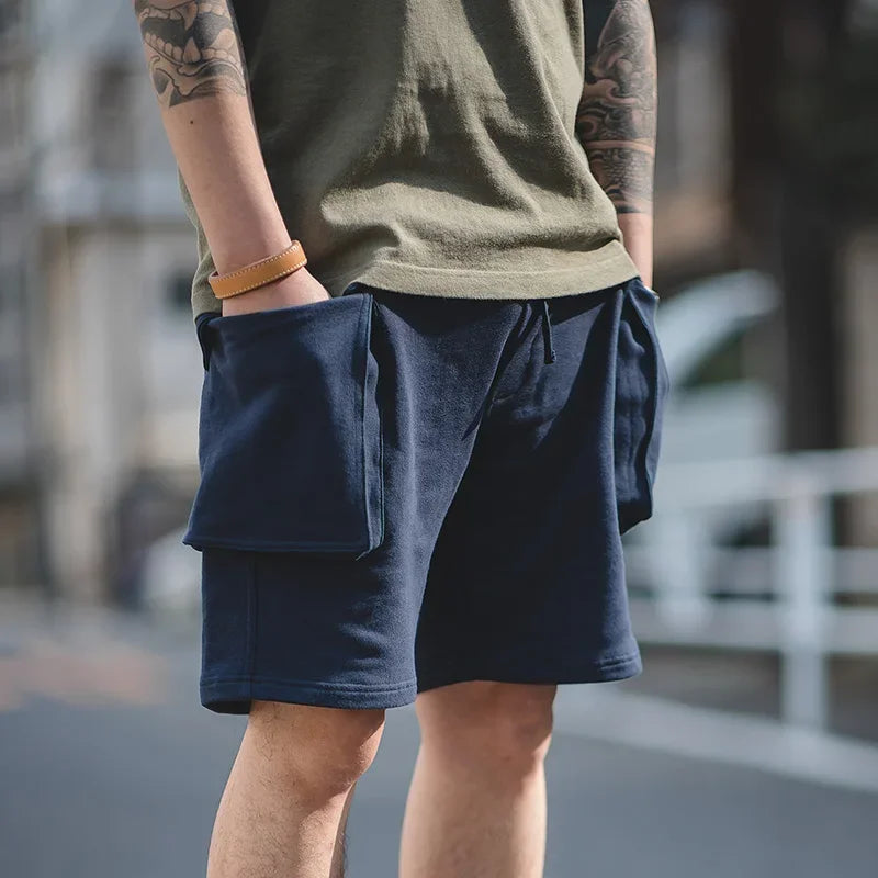 Thomas Hillas | Herren Loose Fit Baumwoll-Shorts mit großen Taschen – Arbeit & Taktik