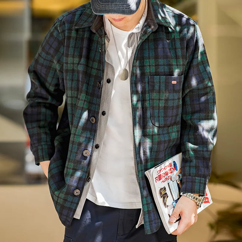 Thomas Hillas | Karierter Overshirt-Style