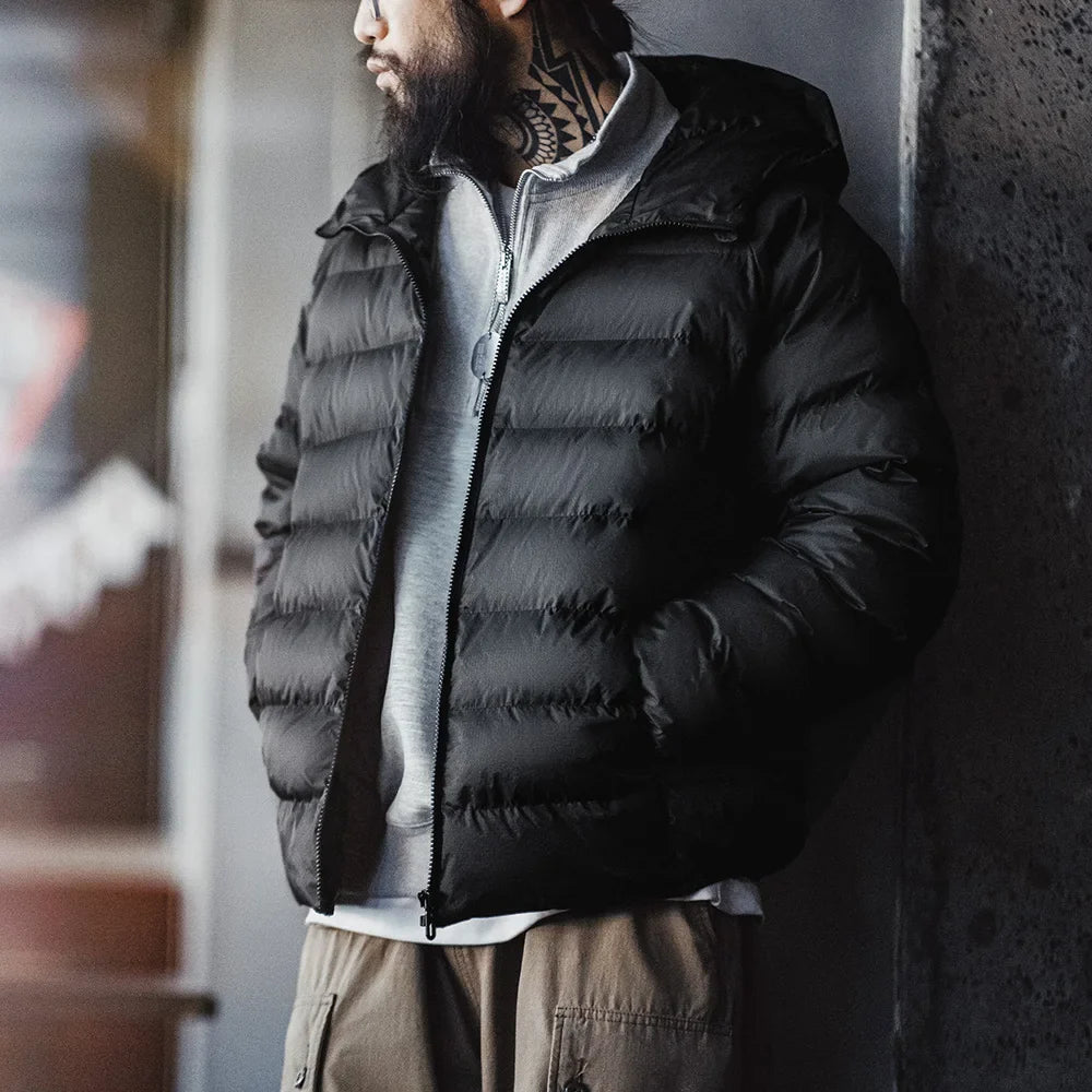 Thomas Hillas | Wattierte Herrenjacke mit Kapuze
