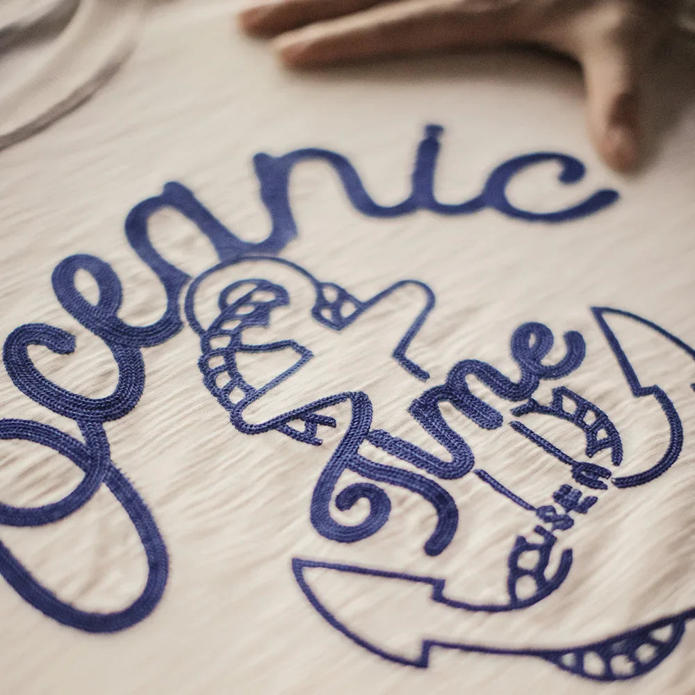 Thomas Hillas | Vintage T-Shirt "Oceanic Time“ – Maritimer Vintage-Style