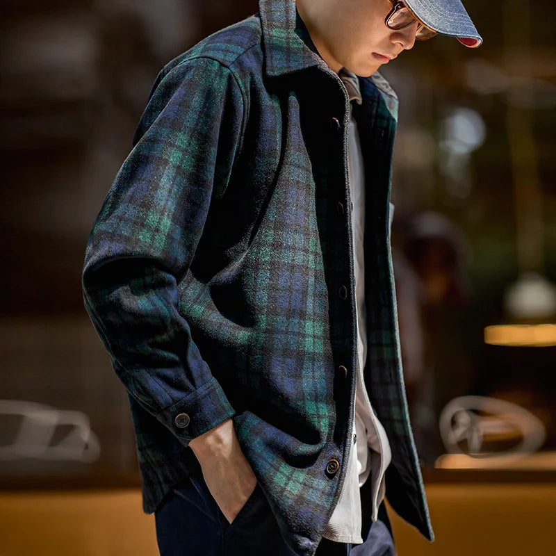 Thomas Hillas | Karierter Overshirt-Style