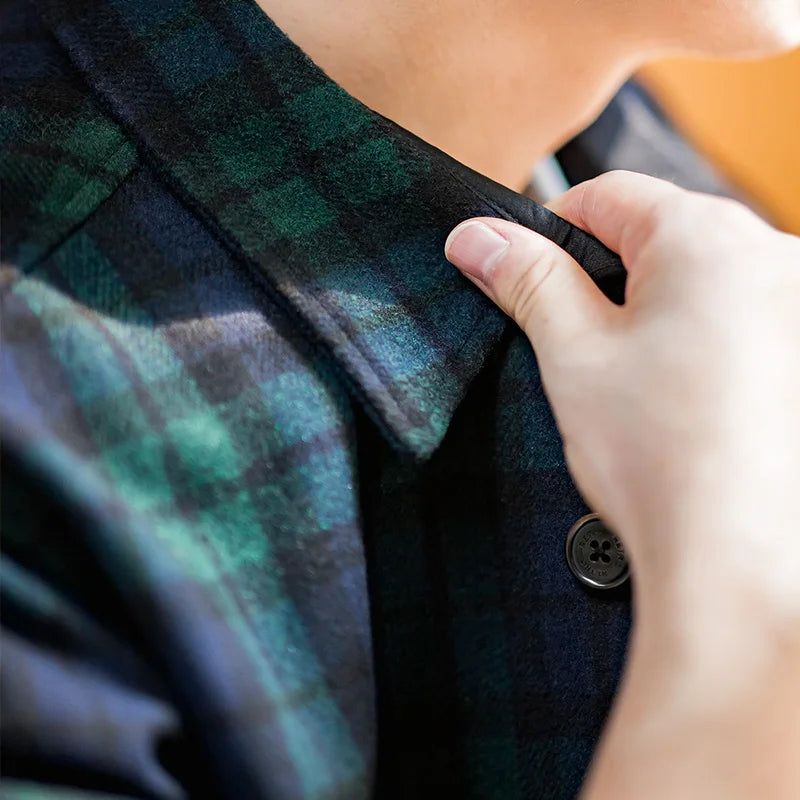 Thomas Hillas | Karierter Overshirt-Style