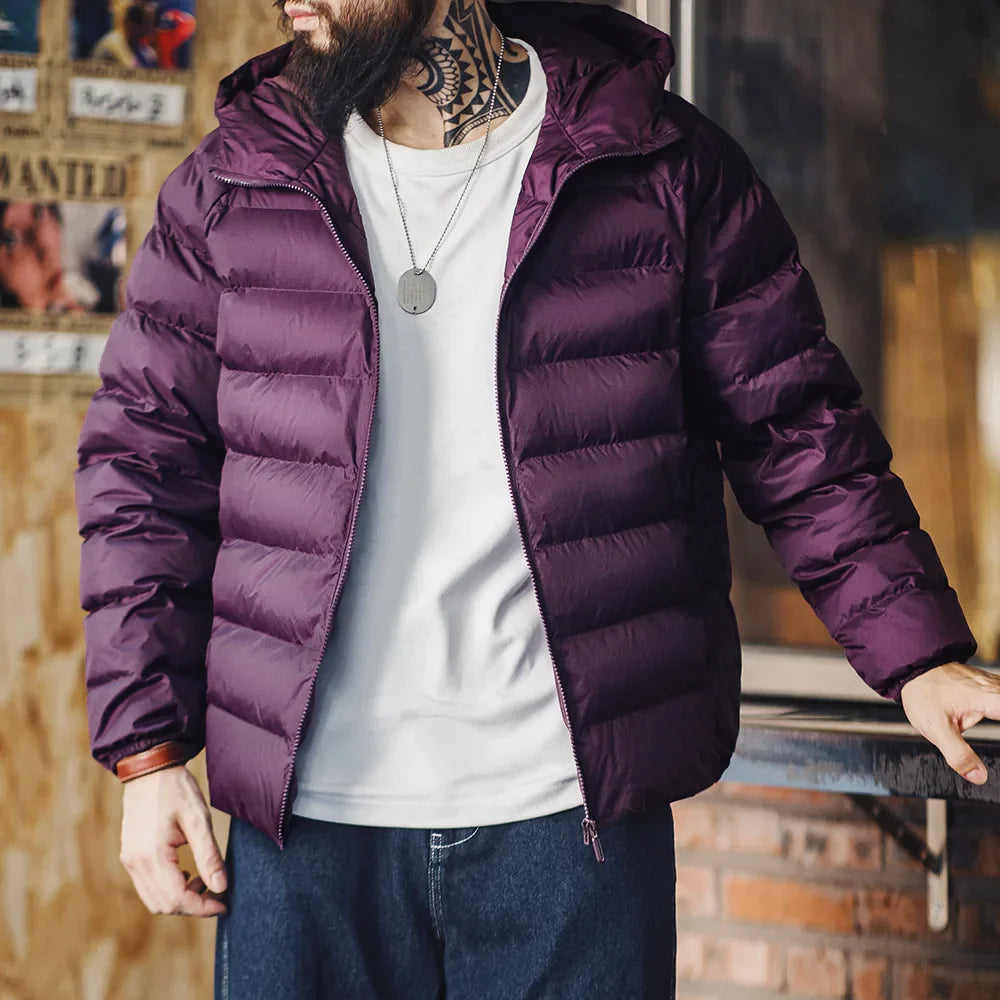 Thomas Hillas | Wattierte Herrenjacke mit Kapuze