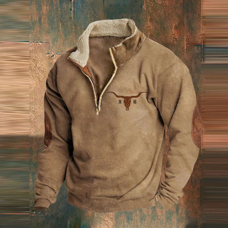 Thomas Hillas | Warmer Pullover mit Reißverschluss