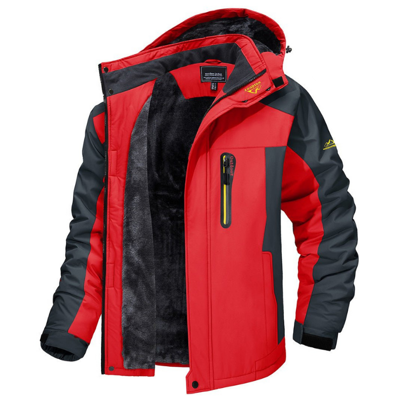 Thomas Hillas | Herren Outdoorjacke mit Fleece-Innenfutter
