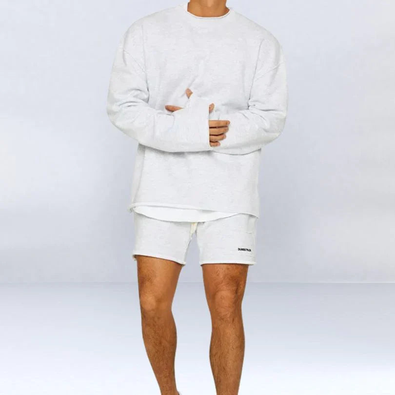 Thomas Hillas | Herren Set aus bequemem Sweatshirt und Shorts