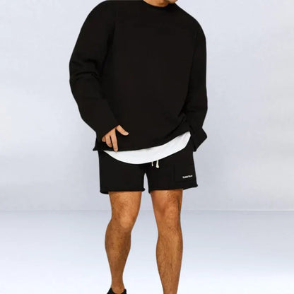 Thomas Hillas | Herren Set aus bequemem Sweatshirt und Shorts