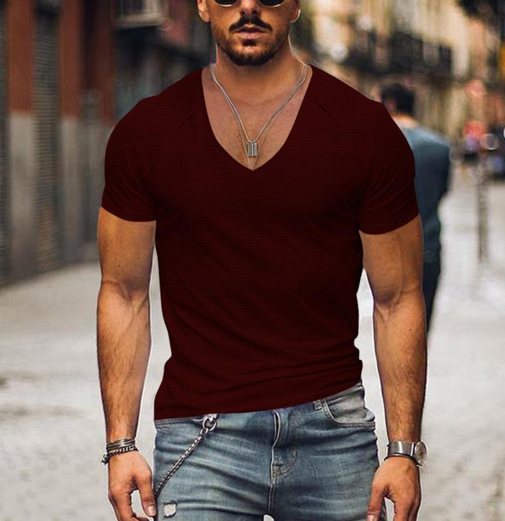 Thomas Hillas | T-Shirt für Männer mit V-Ausschnitt