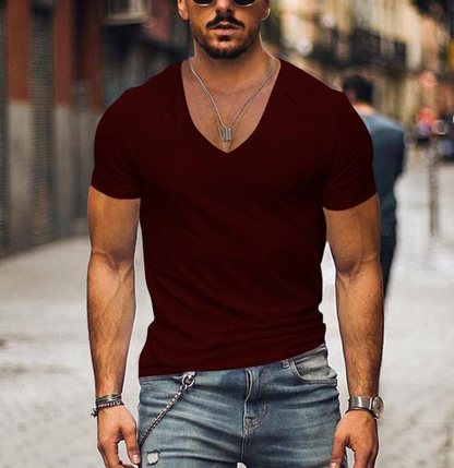 Thomas Hillas | T-Shirt für Männer mit V-Ausschnitt