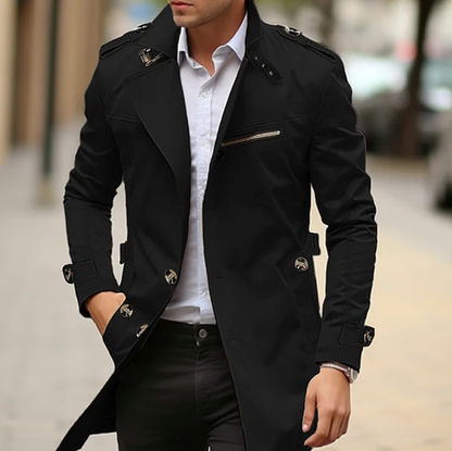 Thomas Hillas | Eleganter Klassischer Herren-Trenchcoat