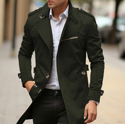 Thomas Hillas | Eleganter Klassischer Herren-Trenchcoat
