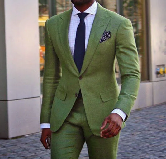 Thomas Hillas | 2-teiliges set für herren aus schlichtem business-blazer und hose