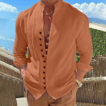 Thomas Hillas | Herren Shirt mit Einzigartiger Knopfleiste und Weicher Baumwolle