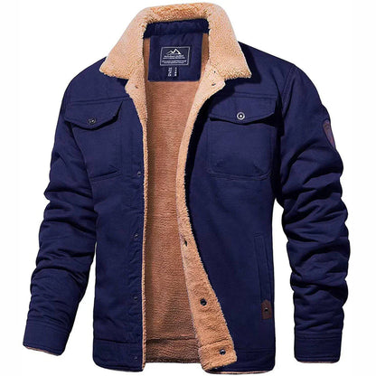 Thomas Hillas | Herren Winterjacke mit Teddyfutter