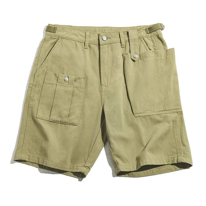 Thomas Hillas | Herren Vintage P37 Cargo-Shorts im Militär-Stil