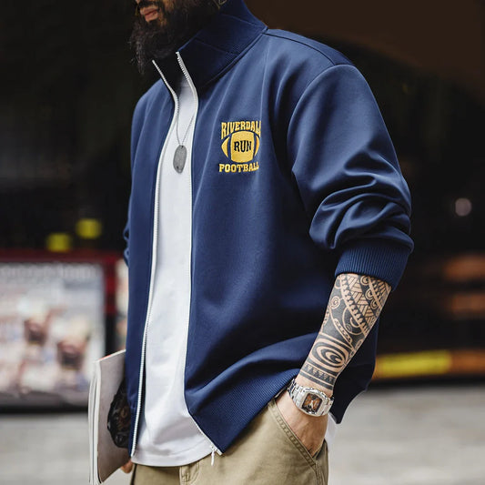 Thomas Hillas | Casual College-Style Trainingsjacke
