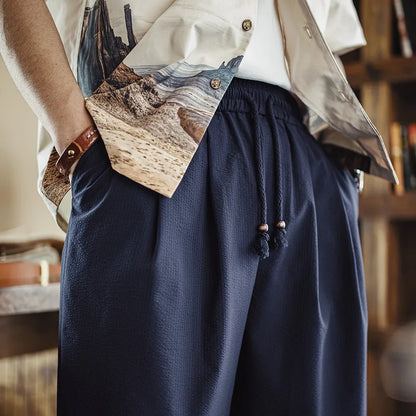 Thomas Hillas | Casual elastische Taille Lässige Relax-Hose