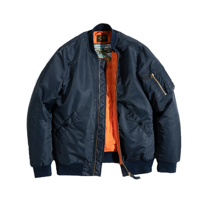 Thomas Hillas | Lässiger gepolsterter Mantel Handgefertigte Jacke