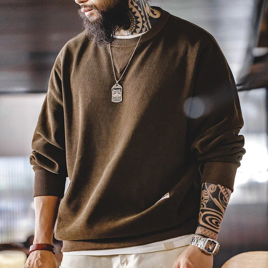 Thomas Hillas | Strukturierter Sweater – Minimalistisch, bequem und stilvoll
