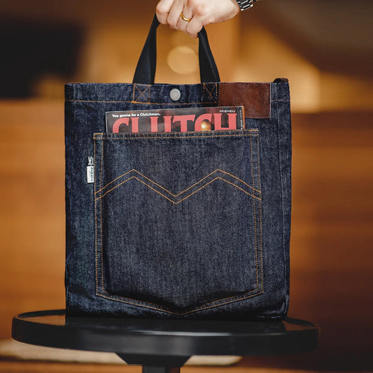 Thomas Hillas | Retro 14oz Denim Umhängetasche – Unisex Schultertasche im Vintage-Look