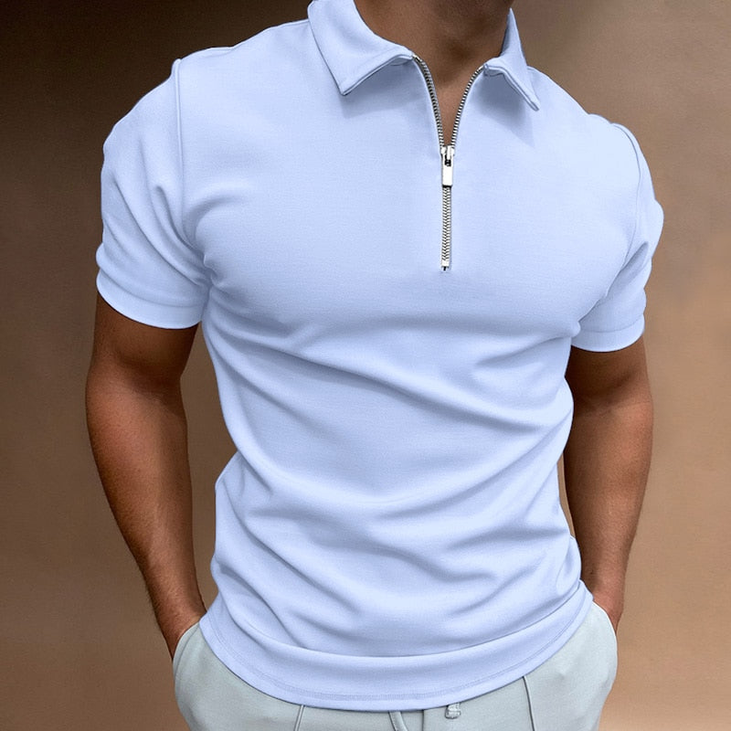Thomas Hillas | Zip-Up Poloshirt