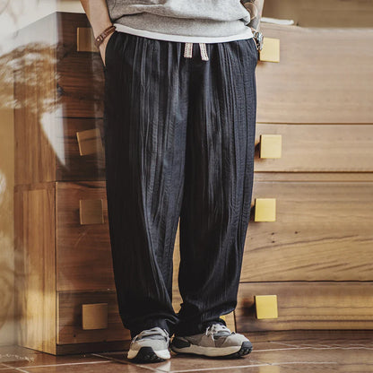 Thomas Hillas | Relax-Fit Hose mit dezentem Glanz & Kordelzug