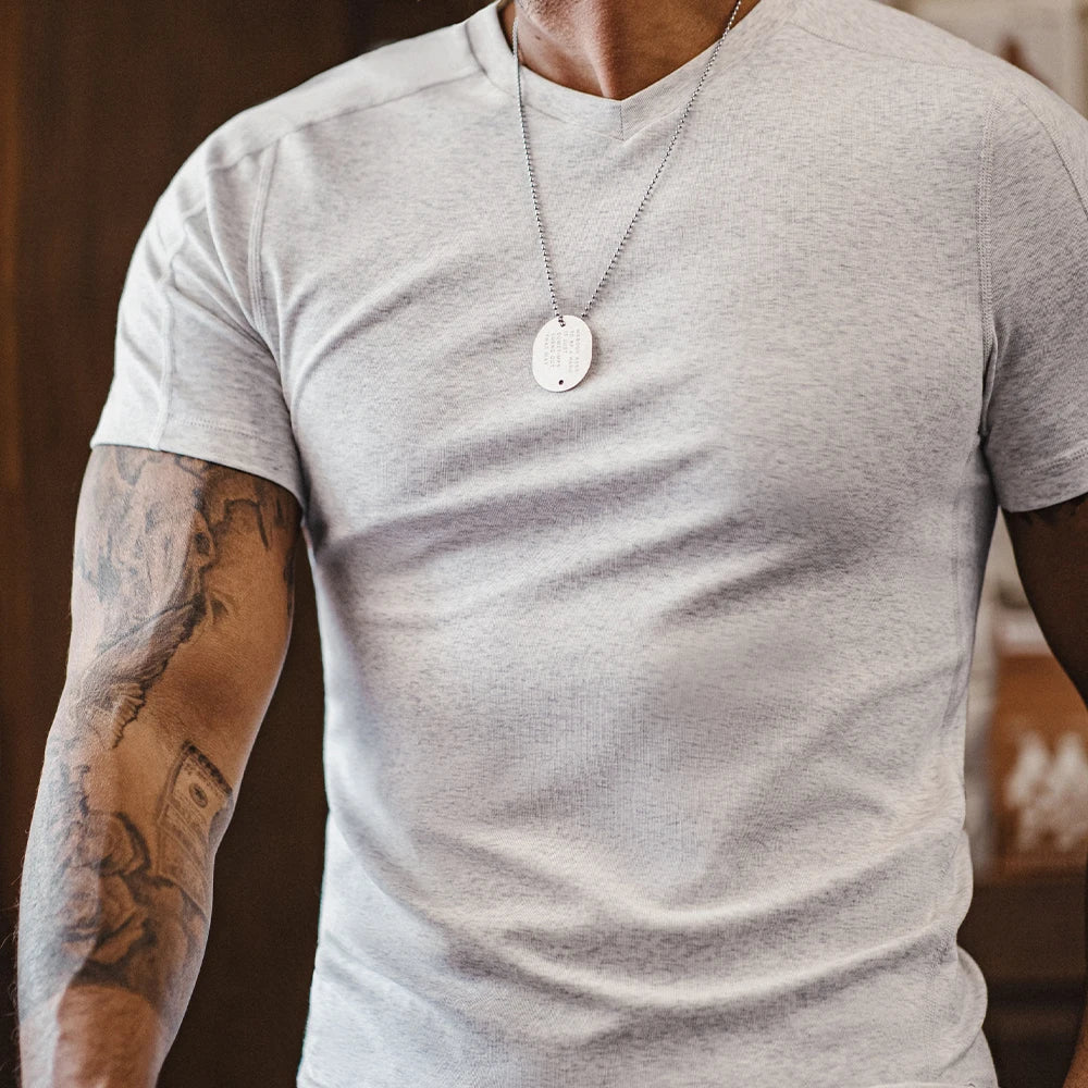 Thomas Hillas | Slim Fit V-Neck T-Shirt