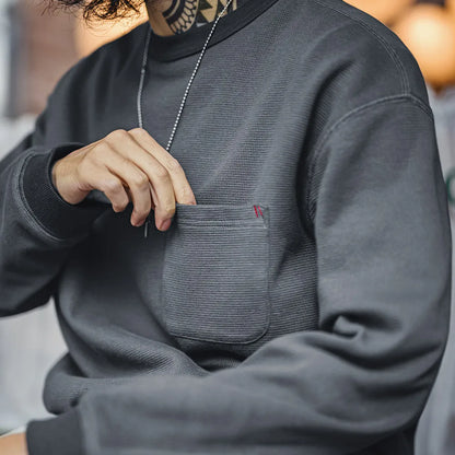 Thomas Hillas | Minimalistischer Pocket Sweater – Komfort trifft auf urbanen Style