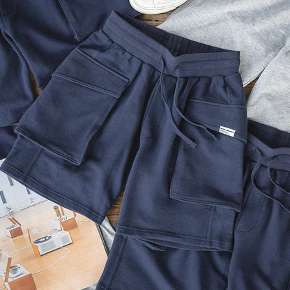 Thomas Hillas | Herren Loose Fit Baumwoll-Shorts mit großen Taschen – Arbeit & Taktik