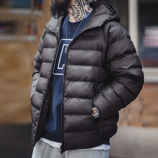 Thomas Hillas | Wattierte Herrenjacke mit Kapuze