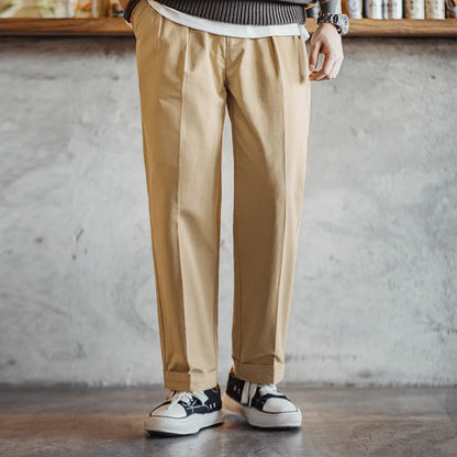 Thomas Hillas | Vintage Locker geschnittene Chinohose