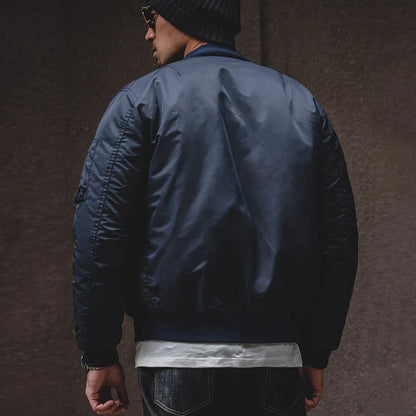 Thomas Hillas | Lässiger gepolsterter Mantel Handgefertigte Jacke