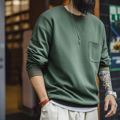 Thomas Hillas | Minimalistischer Pocket Sweater – Komfort trifft auf urbanen Style