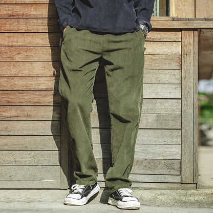 Thomas Hillas | Vintage Unifarbene Kordhosen