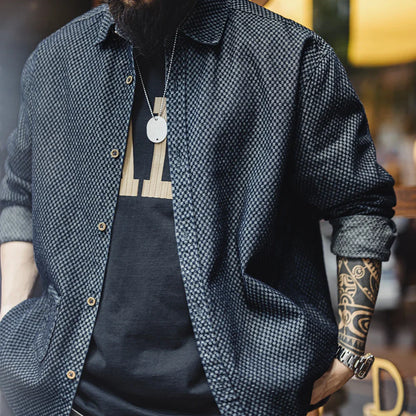 Thomas Hillas | Strukturierte Overshirt-Jacke