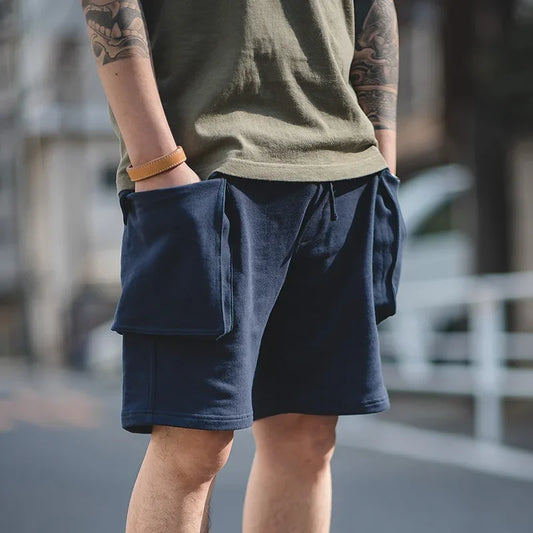 Thomas Hillas | Herren Loose Fit Baumwoll-Shorts mit großen Taschen – Arbeit & Taktik