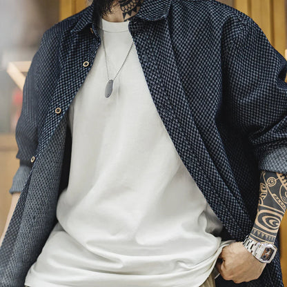 Thomas Hillas | Strukturierte Overshirt-Jacke