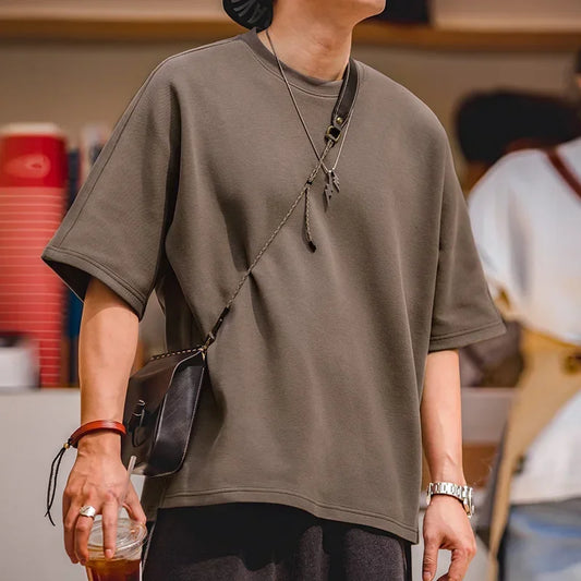 Thomas Hillas | Minimalistisch Oversized Heavyweight T-Shirt