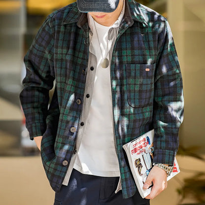 Thomas Hillas | Karierter Overshirt-Style