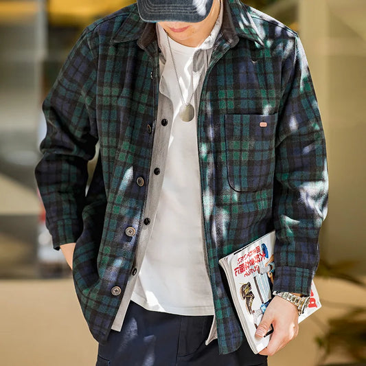 Thomas Hillas | Karierter Overshirt-Style