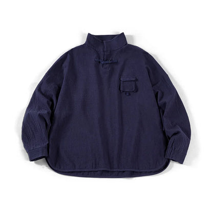 Thomas Hillas | Langarmshirt mit Brusttasche – Minimalistischer Stil, maximaler Komfort