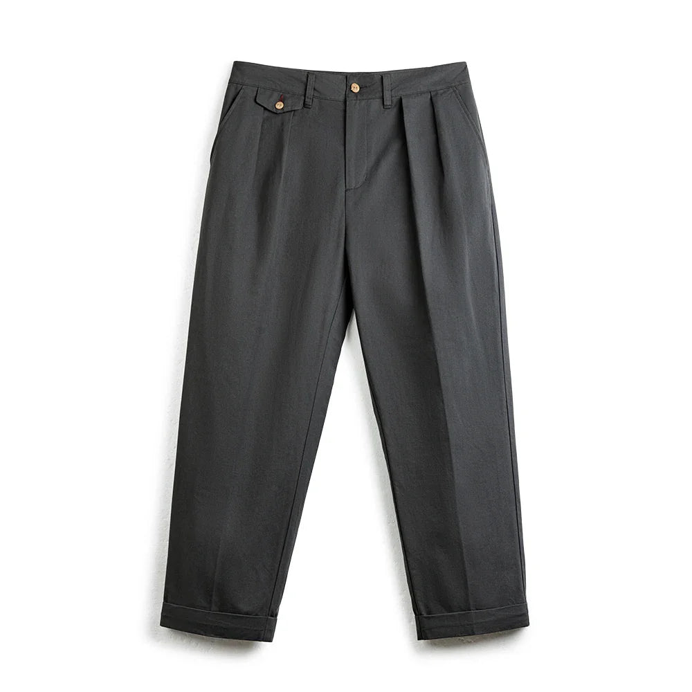 Thomas Hillas | Vintage Locker geschnittene Chinohose