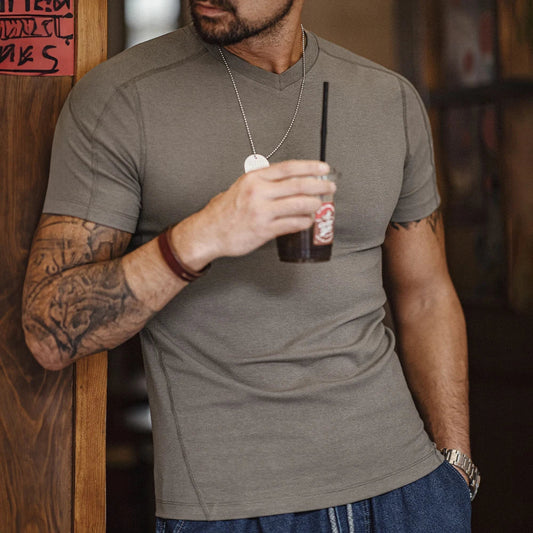 Thomas Hillas | Slim Fit V-Neck T-Shirt