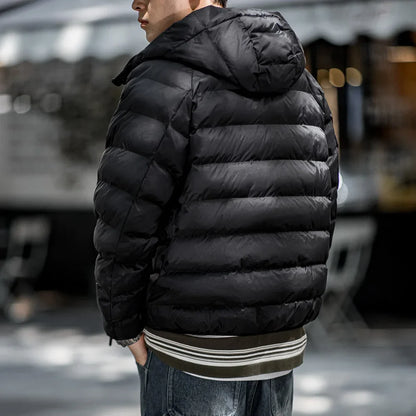 Thomas Hillas | Wattierte Herrenjacke mit Kapuze